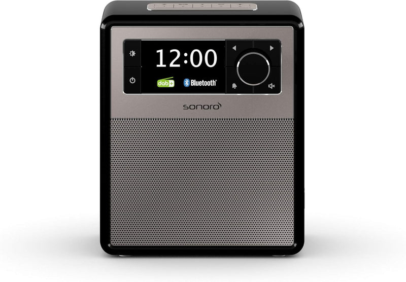 sonoro Easy DAB Plus Radio mit Bluetooth (tragbar, UKW/FM, Wecker, Sleep-Timer, LED Nachtlicht, Akku