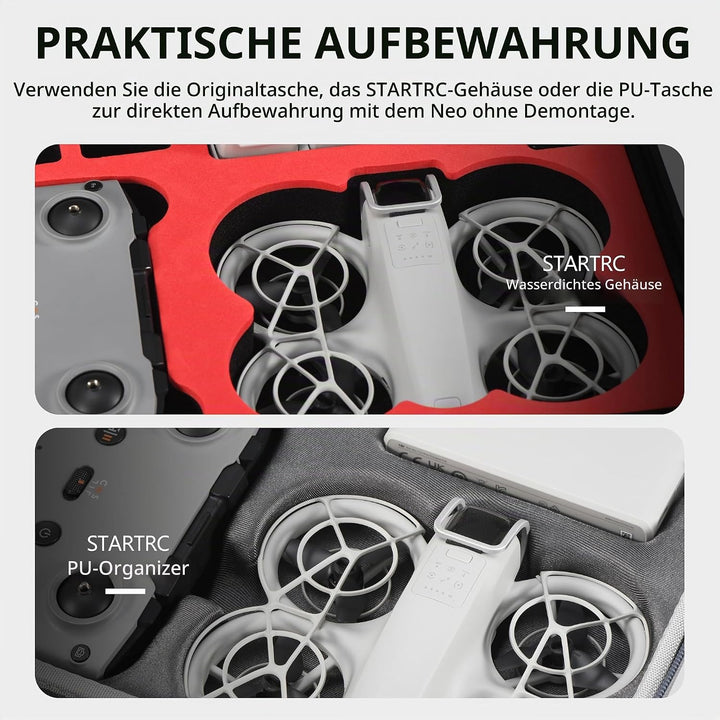 STARTRC Gimbal Bumper Guard für DJI Neo Zubehör, Aluminiumlegierung Antikollisionsschutz Schutzleist