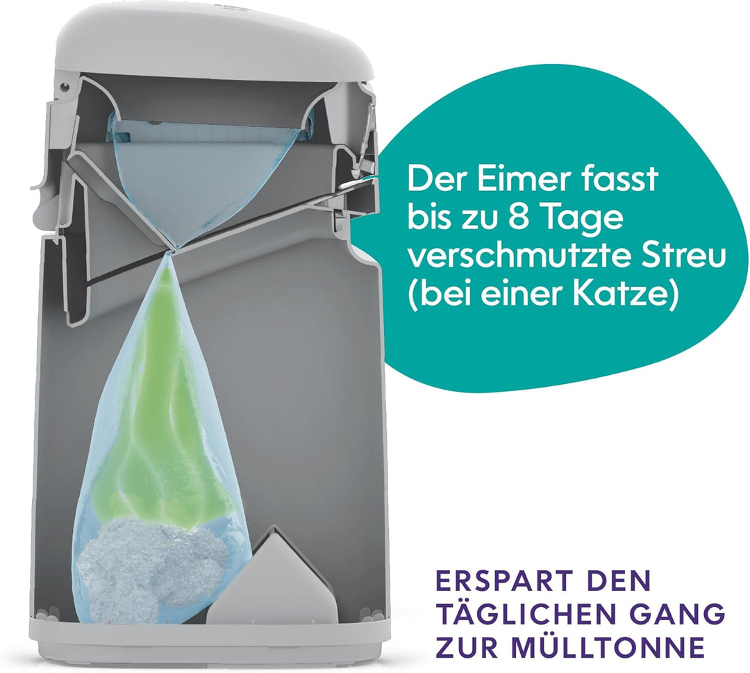 Litter Genie Easy Roll, No.1 in den USA, Katzenstreu-Eimer, preiswerteres und umweltfreundlicheres E