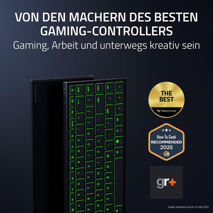 Razer Joro Portable Keyboard - Kompakte kabellose Tastatur mit Hintergrundbeleuchtung - Bluetooth -