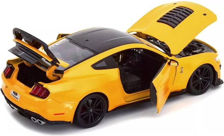 Maisto Mustang Shelby GT500 (2020): Modellauto im Massstab 1:18, Türen, Kofferraum und Motorhaube zu