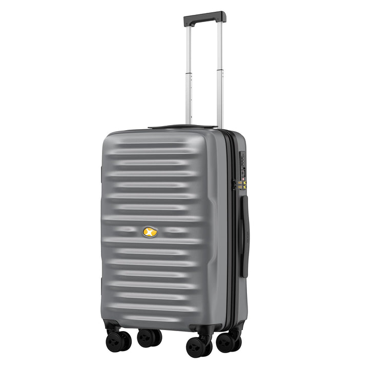 MGOB Koffer Handgepäck Hartschalen Trolley Polycarbonat Leicht Reisekoffer mit TSA-Schloss, 55x36x21