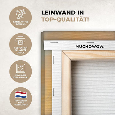 MuchoWow© Leinwandbild Gross 80x120 cm XXL Dekoration Wohnzimmer Bilder Aufhängen Wall Decoration Li