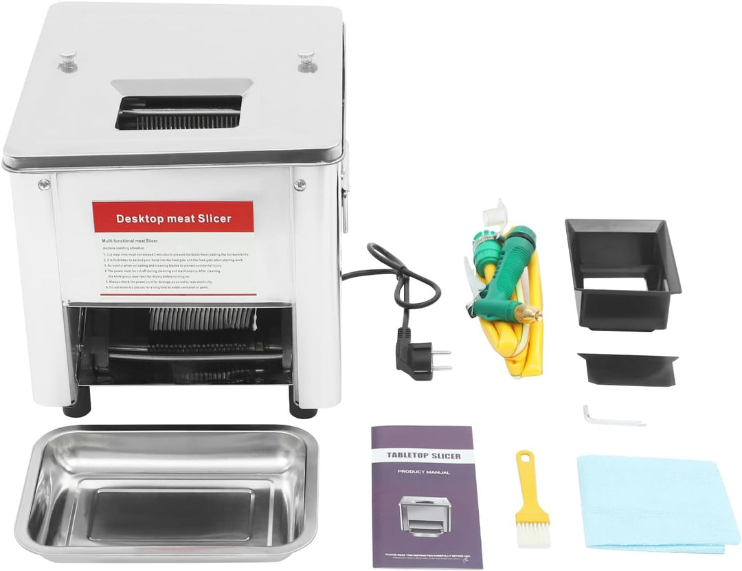 Fleischschneidemaschine Fleischschneider 850 W, 310rpm kommerzielle Fleischschneidemaschine aus Edel