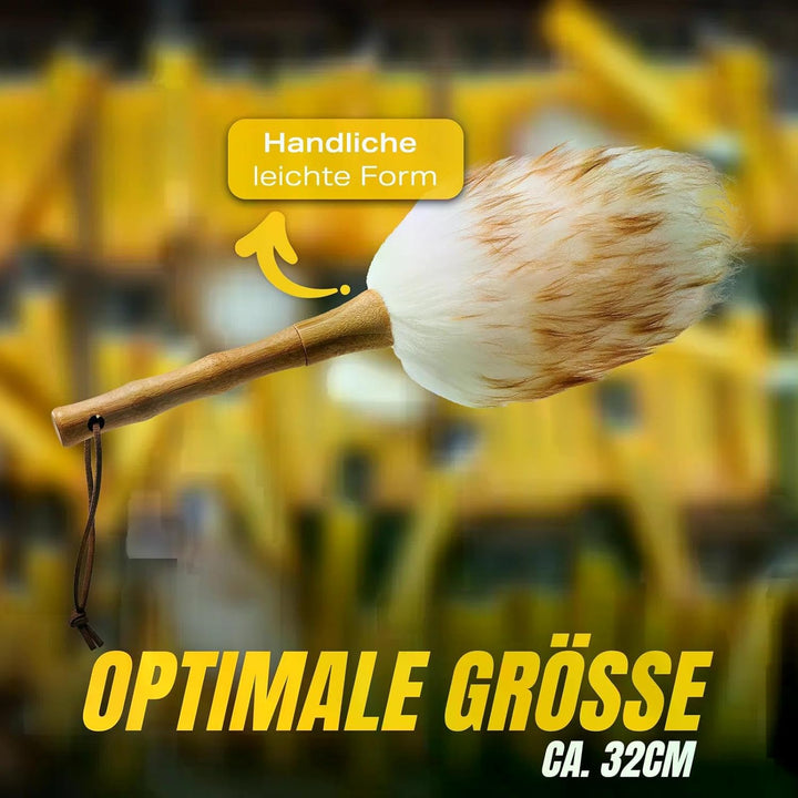 ShinyChiefs Dirt Buster - Staubwedel zur Reinigung von Displays &amp; Armaturen - Langer Staubwedel aus