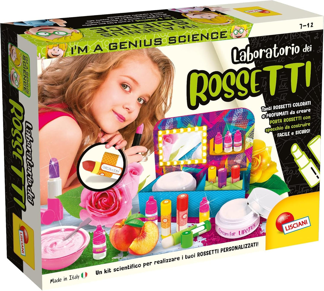 Liscianigiochi 668720 I'm a Genius Spiel für Kinder Labor der Lippenstifte, Single, Mehrfarbig, zzzz