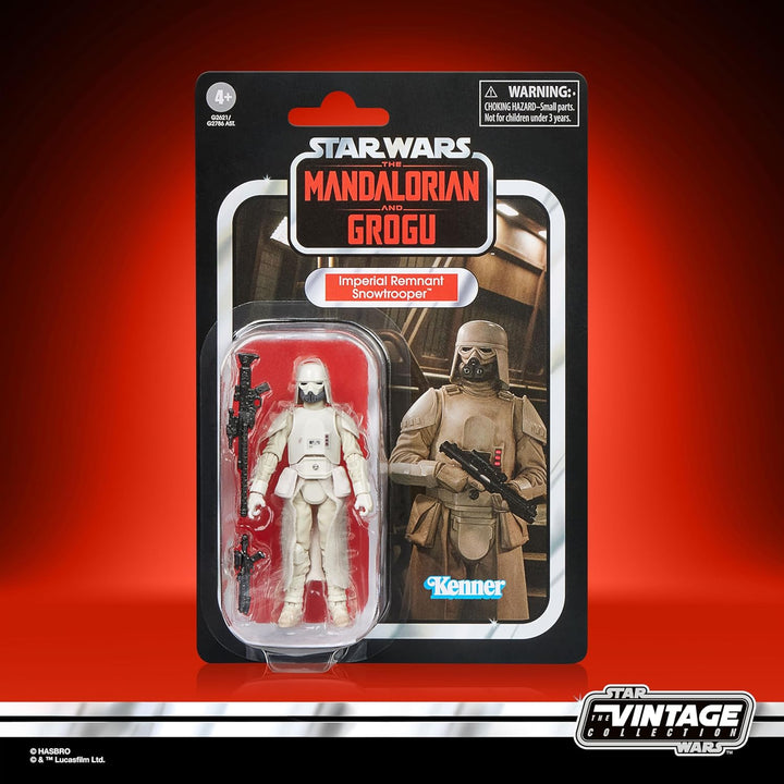 Star Wars The Vintage Collection Restimperium Schneetruppler, The Mandalorian and Grogu Premium Acti