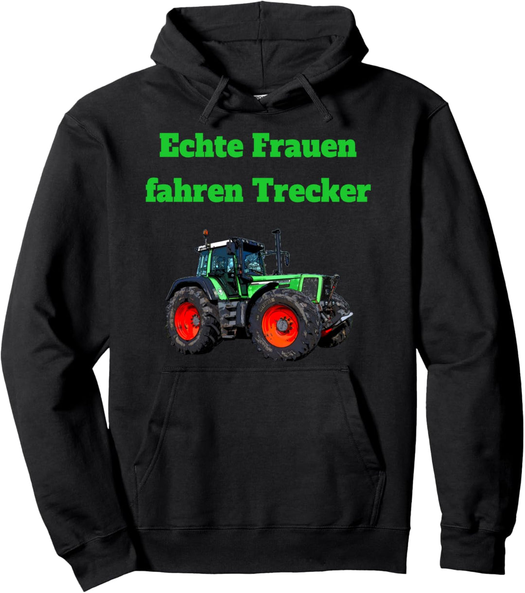 Landwirtin Trecker Traktor Schlepper Landwirtschaft Frauen Pullover Hoodie