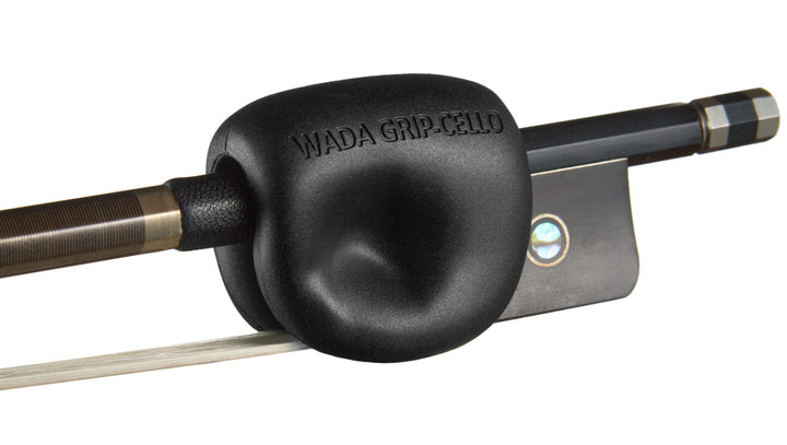 WADA Cello Bow Grip Aid:A Correct Bow Hand without Strain.A Second to Attach to the Bow and Remove.Y