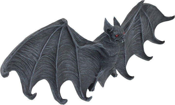 Design Toscano Halloween CL5847 Grosse Vampir Fledermaus modelliert Wandskulptur mit Haken Garderobe