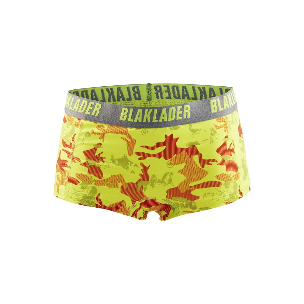 Blaklader 720510793394XS Unterhose, High Vis Gelb/Grau, Grösse XS, 2 Stück, XS