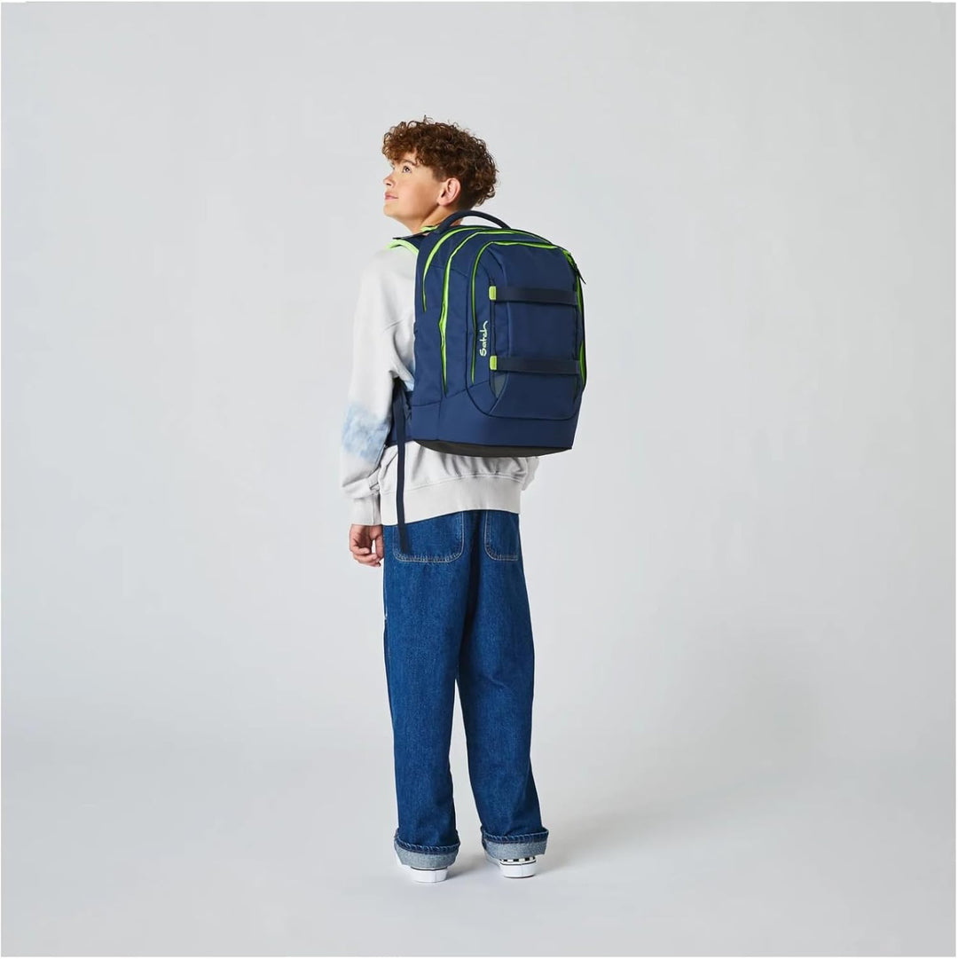 Satch Pack ab 5. Klasse ergonomisch 30L Stauraum standfest Organisationstalent Einheitsgrösse Toxic