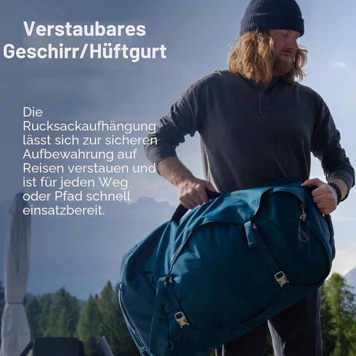 Osprey Damen Fairview 40 Rucksack (1er Pack) Zirkon Rot Einheitsgrösse Single, Zirkon Rot Einheitsgr