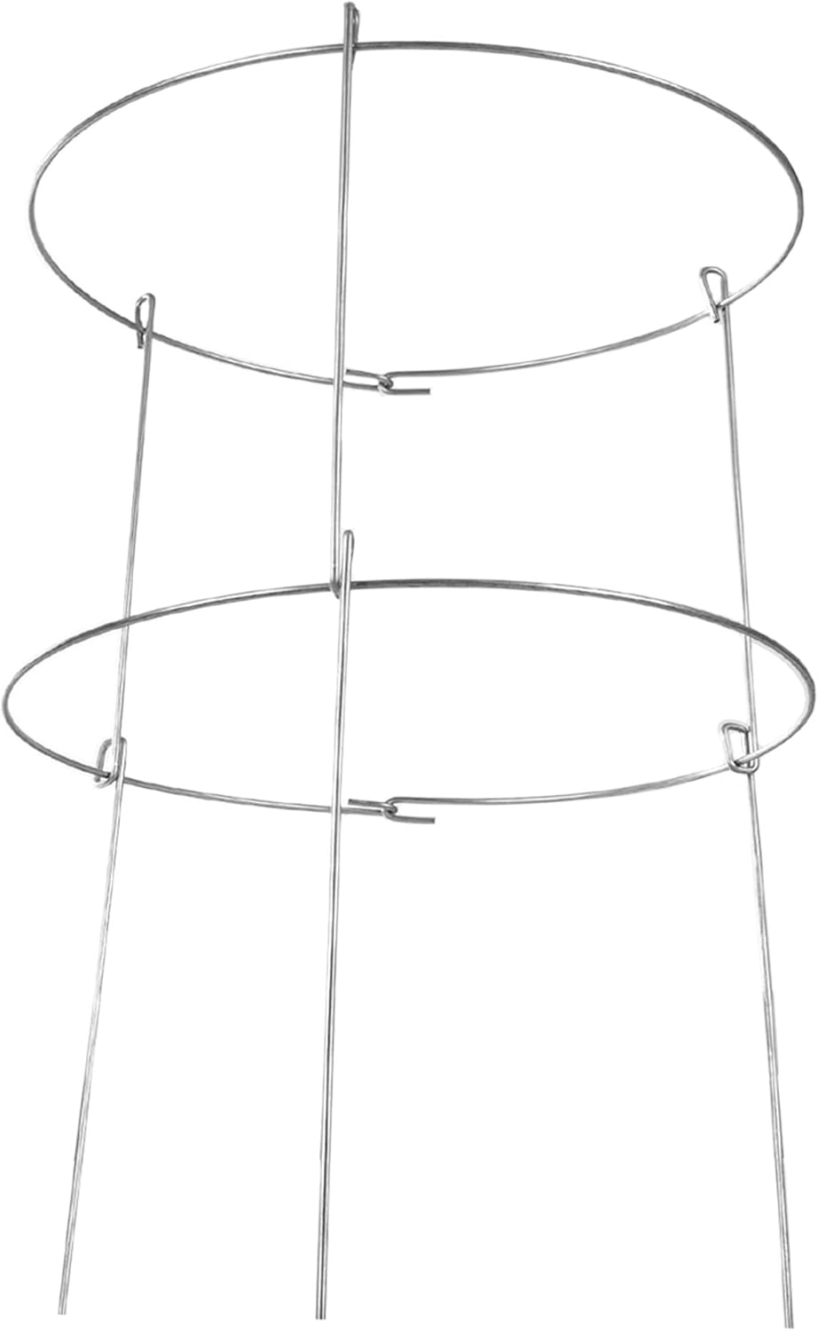 KADAX 2X Gartenstütze aus Stahl pulverbeschichtet Set, Pflanzehalter, Blumenstütze, Pflanzestütze, R