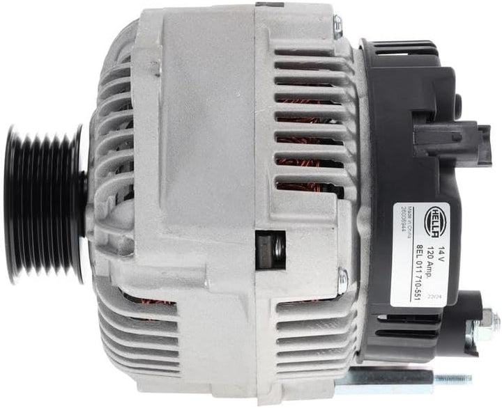 HELLA - Generator/Lichtmaschine - 14V - 120A - für u.a. Renault Kangoo Rapid (FC0/1_) - 8EL 011 710-
