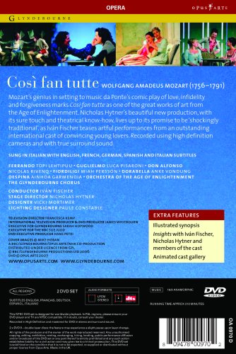 Mozart, Wolfgang Amadeus - Cosi fan tutte, DVD