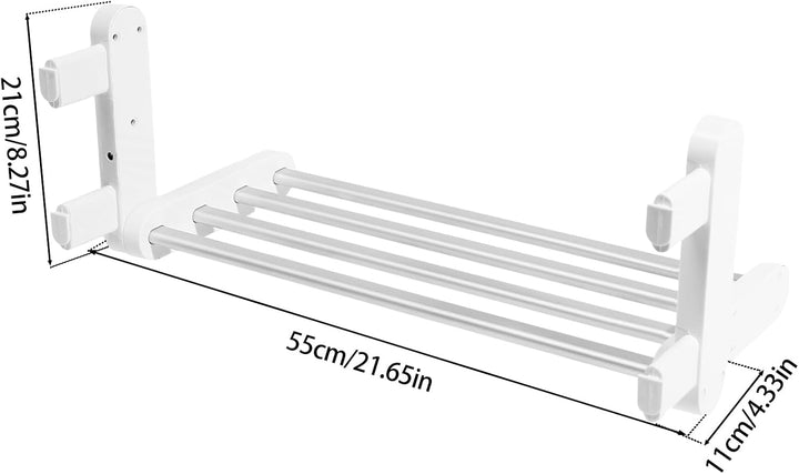 Elektrischer Handtuchwärmer, Handtuchhalter, Handtuchheizkörper Handtuchtrockner, IP55, 55°C Schnell