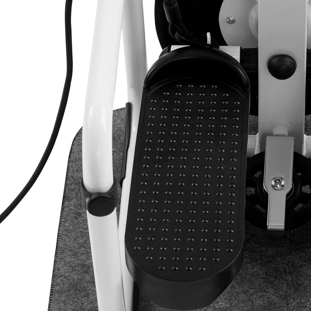 2 In 1 Hüfttwister &amp; Stepper für Zuhause Testsieger Bis 150KG Mini Stepper mit LCD Display, 2 Widers