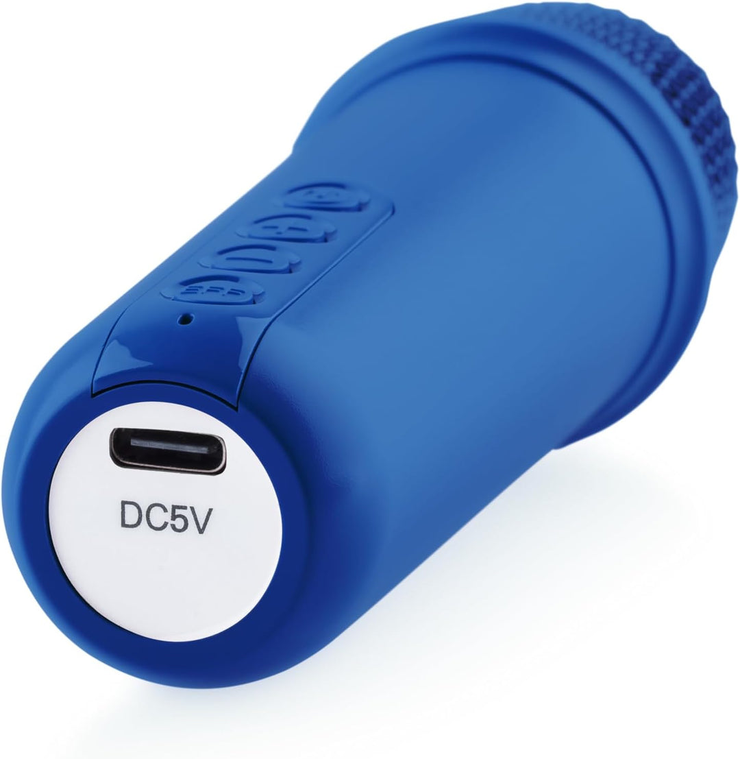 GOGEN Disco Kinder‑Bluetooth‑Party‑Lautsprecher I 6,5W I Karaoke mit 2 Mikrofonen I Licht‑Effekte I