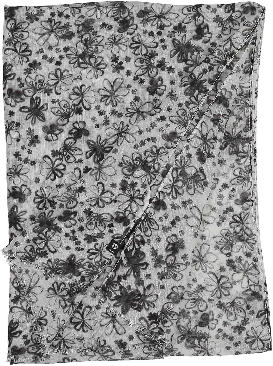 FRAAS Damen Schal mit Blumen-Muster - 50 x 180 cm - nachhaltig aus recyceltem Polyester - Perfekt fü