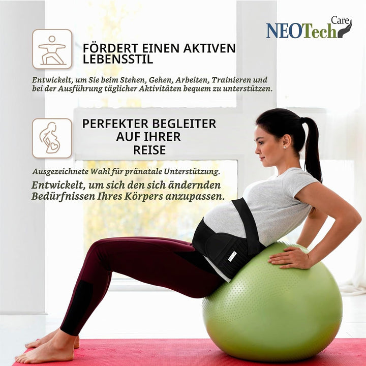 NEOtech Care - Bauchgurt für die Schwangerschaft - stützt Taille, Rücken &amp; Bauch - Schwangerschaftsg