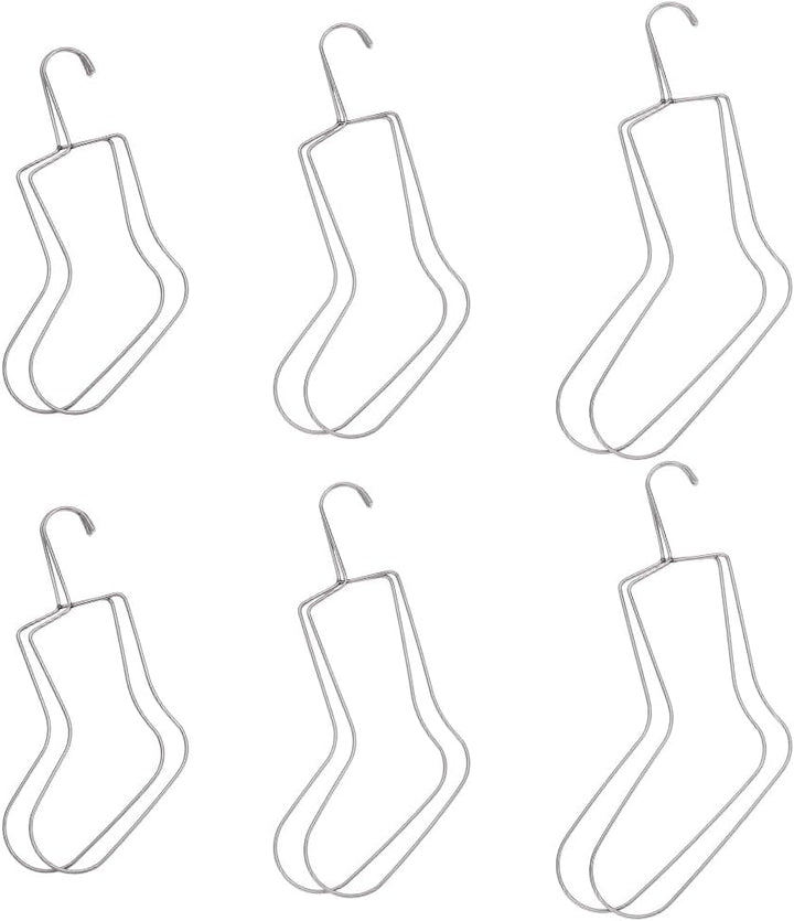 UNICRAFTALE 6 Stück 3 Grössen Sockenblocker Edelstahl Socken Trockenbügel Strick Sockenformer Metall