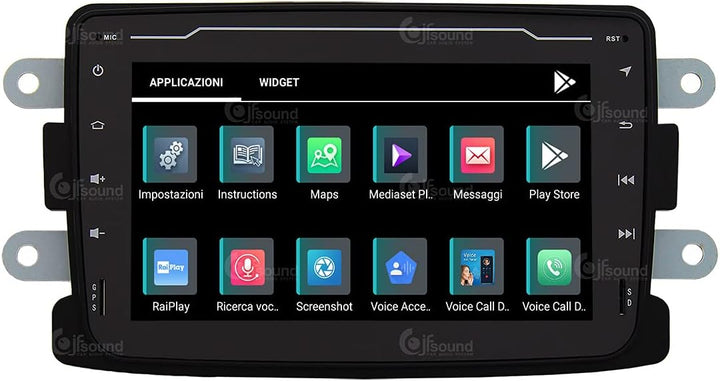 Personalisiertes Autoradio für Dacia Duster Android GPS Bluetooth WiFi USB DAB+ Touchscreen 7" 8core