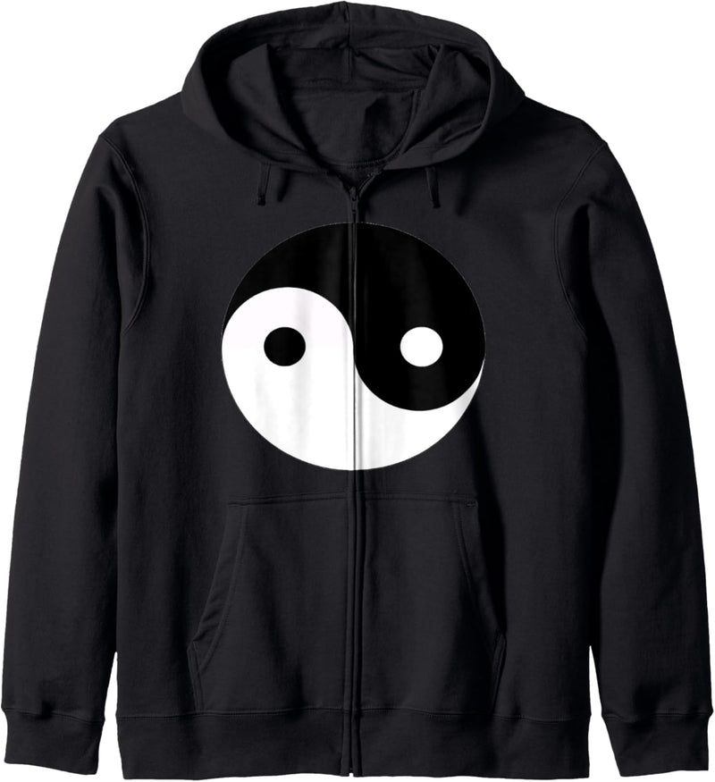 Horizontaler Yin-Yang Kapuzenjacke