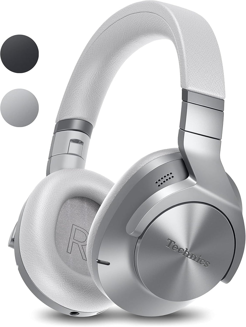 Technics EAH-A800E-S Bluetooth Kopfhörer, Over-Ear mit Noise Cancelling und Mikrofon, einfache Verbi
