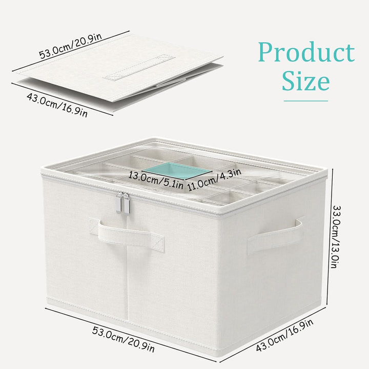 Schuhorganizer für Closet, Passt 16 Paare, Schuhe Organizer mit Durchsichtigem Deckel, Starke Aufbew
