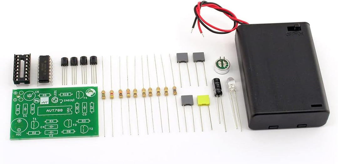 AVT788 KIT DIY, Elektronisches Kit, Übungsplatine für Anfänger, Kit zum selber löten, Konstruktionss