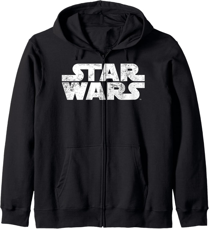 Star Wars Distressed Title Logo Kapuzenjacke