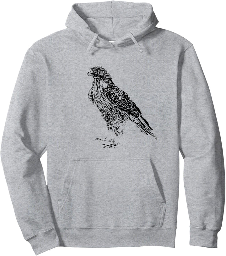 Falke Raubvogel Motiv Vögel Tiere Schnabel Krallen Falken Pullover Hoodie