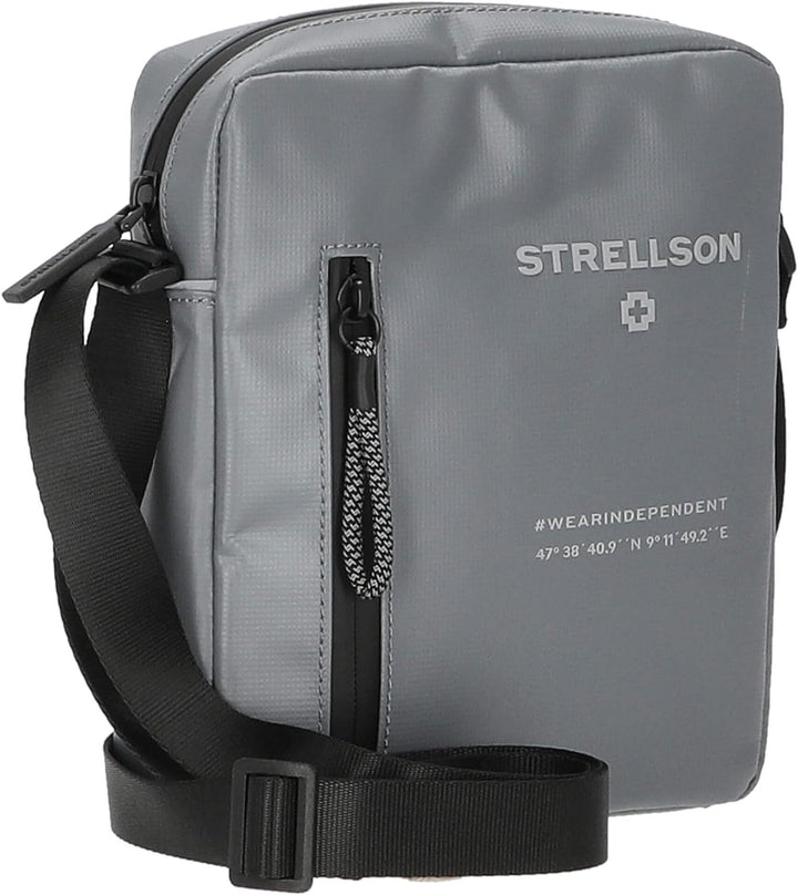 Strellson - stockwell 2.0 marcus Schultertasche für Herren, Umhängetasche für Männer, Grau Farbe:gra