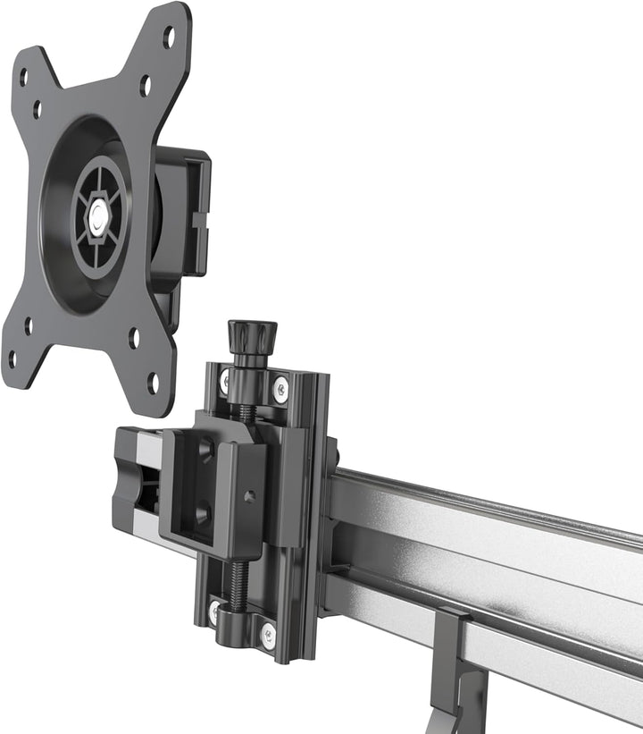HFTEK 3-Fach-Monitorarm - Halter - Bildschirm - Wandhalterung für 3 Monitore von 15-27 Zoll mit VESA