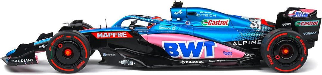 Solido Modellauto 1:18 Alpine A522 OCON blau