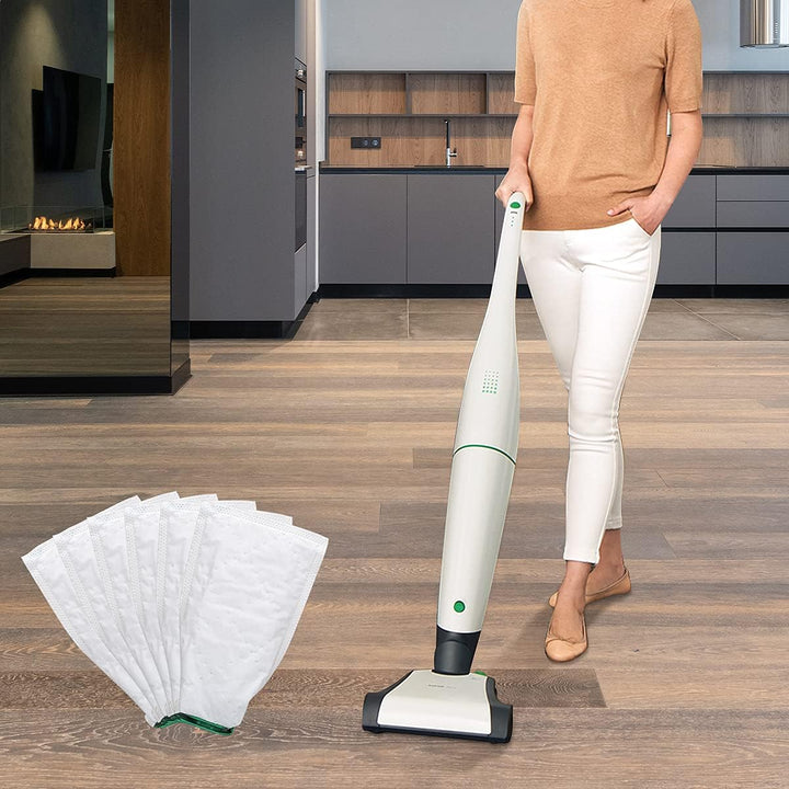 10 Stück Staubsaugerbeutel für Vorwerk Kobold VB100 FP100, Ersatz Premium Filtertüten für Kobold vb