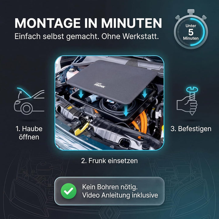 rati Frunk kompatibel für Renault 4 E-Tech 2025- / Renault 5 E-Tech 2024- / Alpine A290 2024- | Erwe