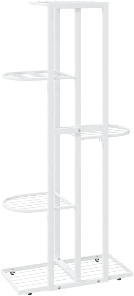 Makastle 5-Etagen Pflanzenständer Metall Blumenständer Pflanzenregal, Blumentreppe, Blumenregal Pfla
