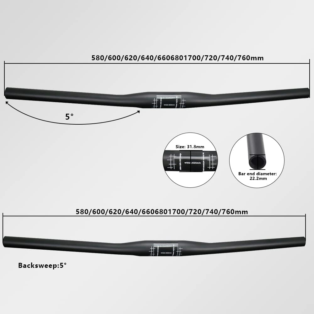 RXL SL mtb lenker 31,8lenker carbon UD matt Fahrrad Flat Bars Flacher Lenker 680mm bike handlebar fl
