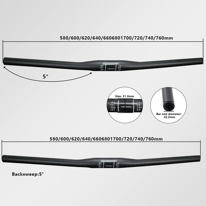 RXL SL mtb lenker 31,8lenker carbon UD matt Fahrrad Flat Bars Flacher Lenker 680mm bike handlebar fl