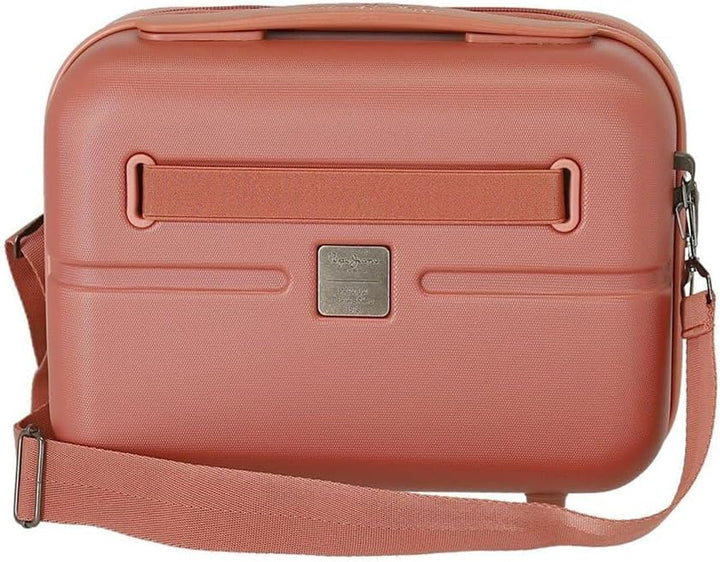Pepe Jeans Highlight Kulturbeutel, anpassbar, mit Umhängetasche Terrakotta Makeup Tasche, Terrakotta