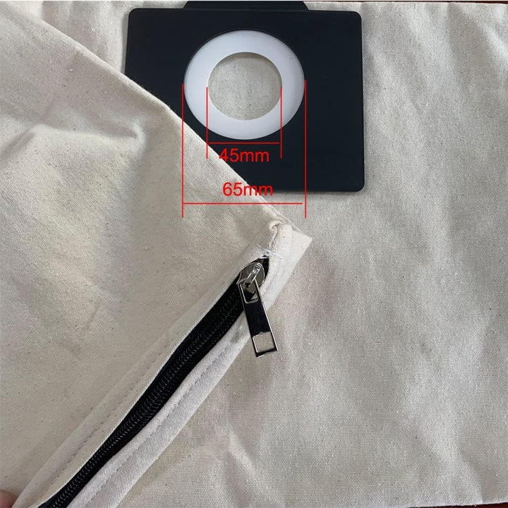 Ersatz-Staubbeutel, waschbarer Reissverschluss-Filterbeutel für Kärcher WD1/MV1/TN-Serie Staubsauger