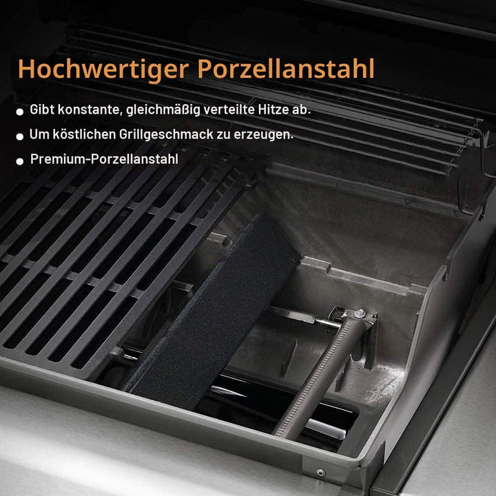 Denmay 7635 38.8cm Porzellan-emailliert Flavorizer Bars für Weber Spirit E/S 210 220 (mit vorderen B
