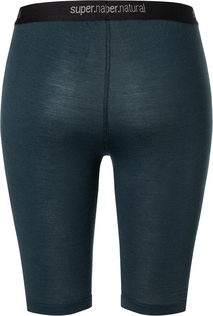 super.natural Damen Baselayer-Hose W Tundra175 Short Tight, Blueberry
