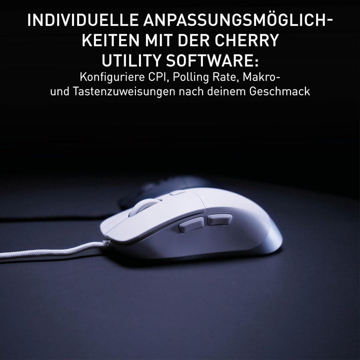 CHERRY XTRFY M50, Leichte Kabelgebundene Gaming-Maus, Ergonomische Form für Optimalen Komfort und Ko