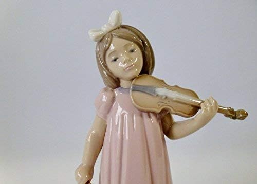 NAO Mädchen mit Violine Porzellan Violine Figur
