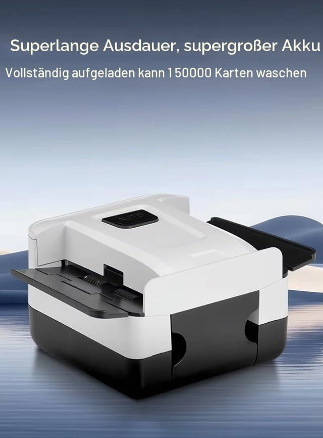 Karten Mischer Kartenmischmaschine, Automatischer Kartenmischer für 1-2 Decks, Elektrische Mischmasc