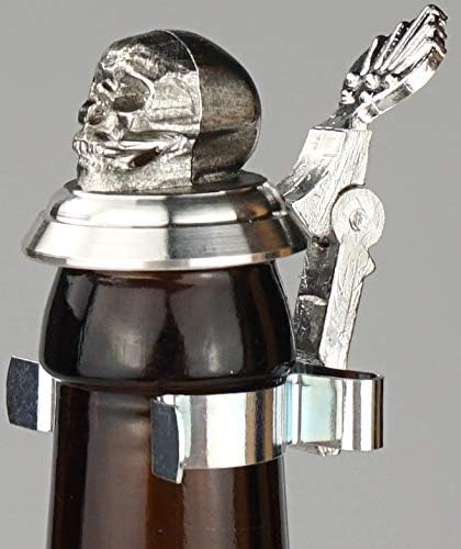 Flaschendeckel Zinn, Bierflasche Zinn Deckel, Bierflaschendeckel, Skull, Totenkopf, Gothic, Corona