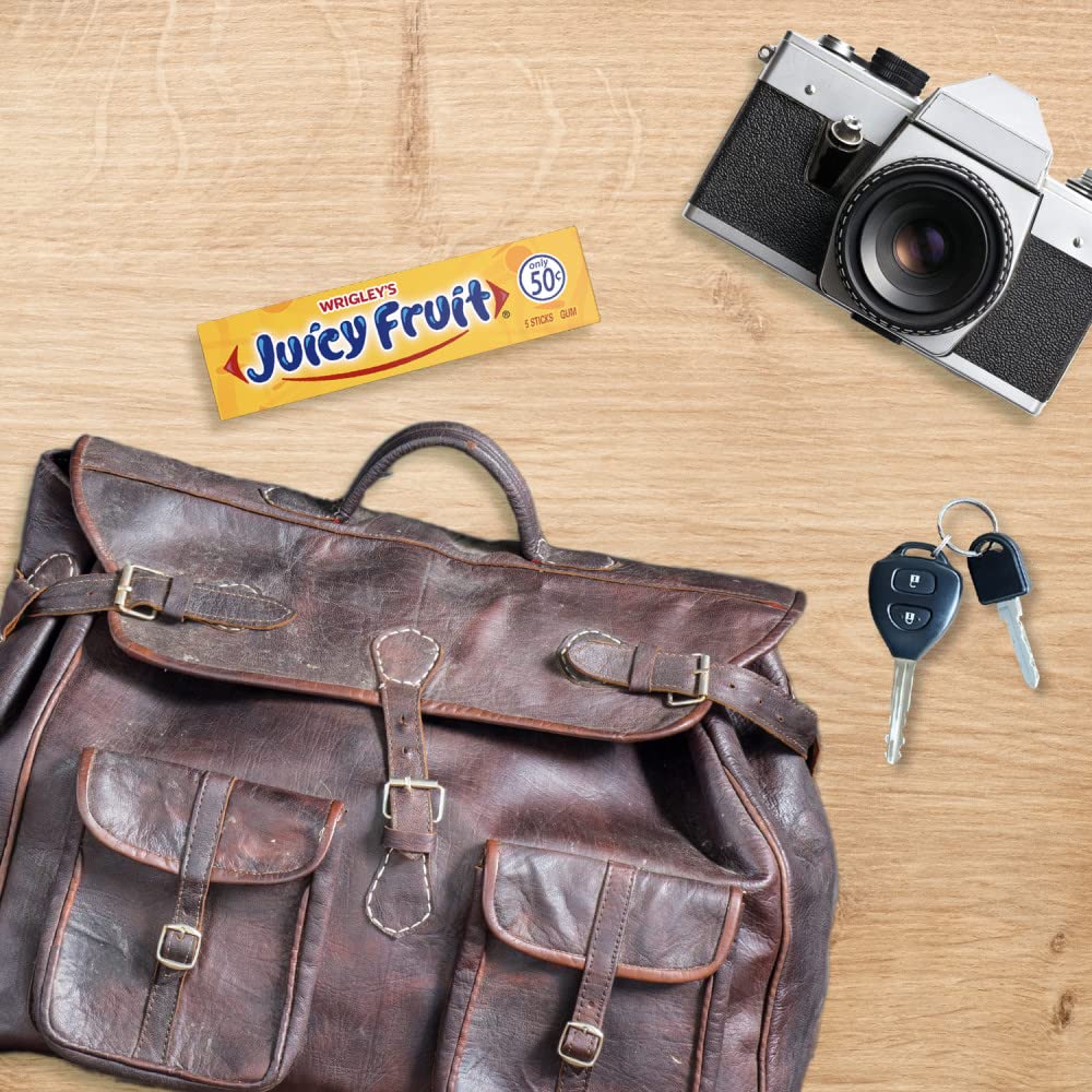 WRIGLEY'S JUICY FRUIT Kaugummi, Grosspackung, 5 Stäbchen (40 Stück)